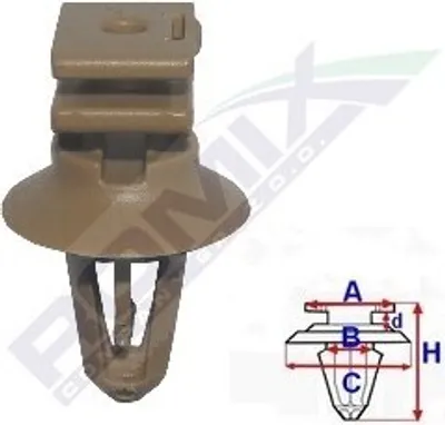 Immagine prodotto di ROMIX clip trim / modanatura di protezione C60449 per BMW 3 Touring (E91) 3 Berlina (E90)