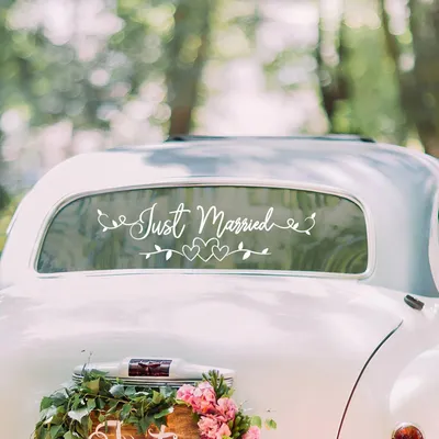 Immagine prodotto di Adesivi decorativi per auto per matrimoni