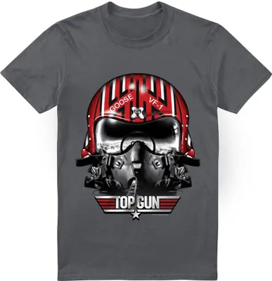 Image de Top Gun - T-shirt "Goose" pour homme TV6955 (S) (Charbon de bois)