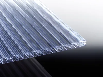 Produktbild von T&J TEJEPOLY THERMO Polycarbonat X-Strukturn980 x 5000 mm, glasklar, 25 mm