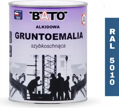 Zdjęcie produktu dla Gruntoemalia Alkidowa Szybkoschnąca Niebieska Ral 5010 0,8L