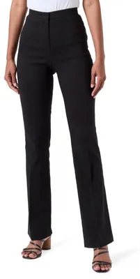 Produktbild von Pinko Damen Hulka Leinenhose mit Stretch Lässige Business-Hose, Z99_Schwarz Limo