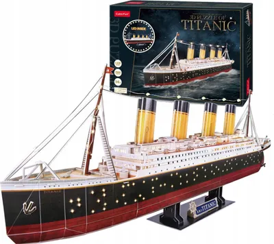 Zdjęcie produktu dla CubicFun Titanic LED, 266 szt., Statki, 14 lat(a)