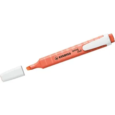 Produktbild von STABILO swing cool Pastel, 1 Stück(e), Koralle, Meißel, Koralle, Weiß, Rechteck, 1 mm