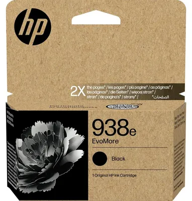 Image de HP 938e EvoMore - Schwarz - original - Tintenpatrone