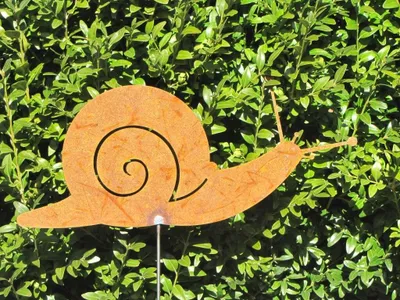 Produktbild von Edelrost Schnecke auf Stab