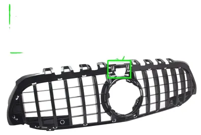 Produktbild von Frontgrill, Rennstil, Einfache Installation, Schwarz mit cam