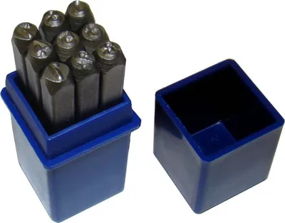 Produktbild von SET Schlagzahlen - Ziffernhöhe: 4,0mm - Schriftcharakter nach DIN1451