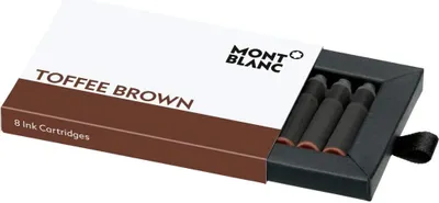 Zdjęcie produktu dla Wkład atramentowy Montblanc® 105189 8 sztuk toffee brown
