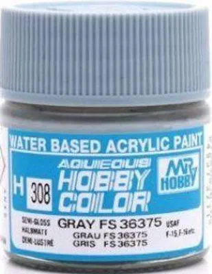 Produktbild von Mr Hobby - Gunze H-308 - Aqueous Hobby Colors (10 ml) Gray FS 36375 - Neu