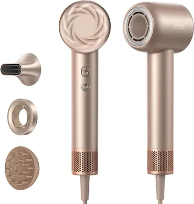 Produktbild von Dreame Glory Mix Haartrockner Mit Negativen Ionen,Aromatherapie-Haarpflege,3 austauschbare Multifunktionsdüsen,NTC 55℃ Temperaturregelung,110K RPM