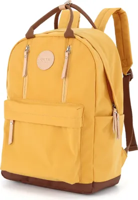 Produktbild von Himawari | Senfstadt-Rucksack, für Schule und Beruf, Gelb, 28x40x15 cm