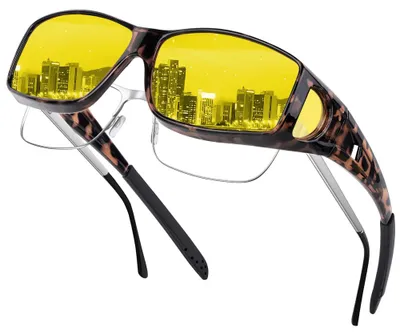 Produktbild von Polarisierte Nachtsichtbrille für Brillenträger