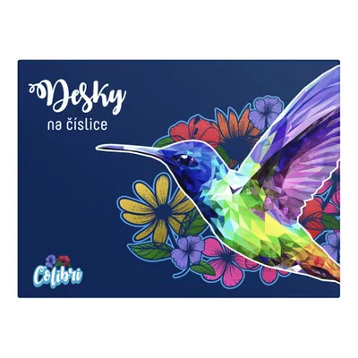 Obrázek produktu pro Karton P+P Desky na číslice Kolibřík