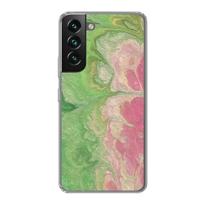 Produktbild von MuchoWow® Handyhülle Schutzhülle Hülle für Samsung Galaxy S22 Plus Farbe - Kunst - Psychedelisch Silikon Softcase Handy Hülle - Schutzabdeckung