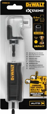 Zdjęcie produktu dla DeWALT DT20504-QZ, DeWALT, Czarny, Srebrny, Żółty, 0 - 41 N·m, 1/4", 1/4", 1 szt.