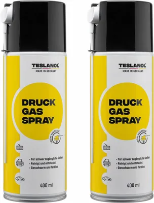 Produktbild von TESLANOL Druckluftspray 26003, 400 ml, 2 Stück