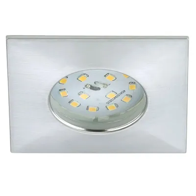 Produktbild von Briloner LED Einbaustrahler eckig 5W Warmweiss IP44 Kunststoff/ Alu 400 Lumen
