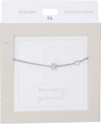 Produktbild von Depesche Armband Silber Heart of Gold mit Buchstabe K - Damen Schmuck