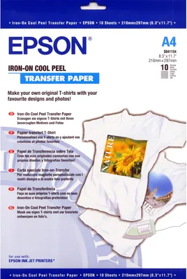 Immagine prodotto di EPSON A4, Iron on Transfer Film (10ks)