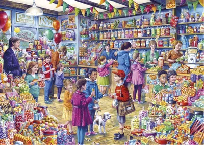 Produktbild von GIBSONS Puzzle Die alte Zuckerbäckerei 1000 Teile