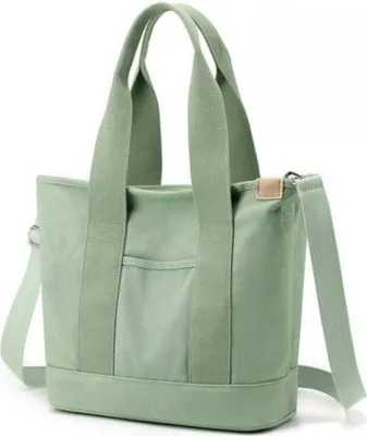Obrázek produktu pro Plátěná kabelka dámská kabelka přes rameno taška přes rameno shopper