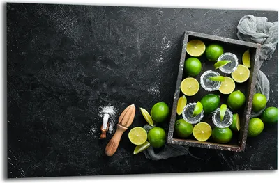 Produktbild von Herdabdeckplatte Glaskeramikkochfeld-Abdeckung Spritzschutz Glas 80x52 Limette