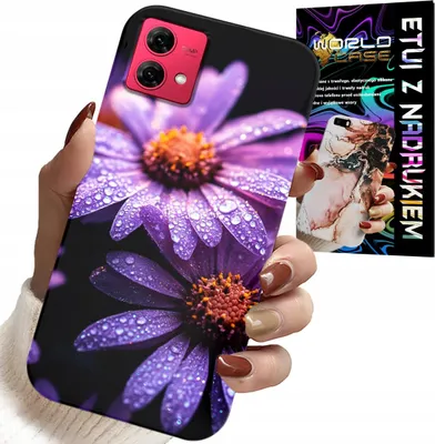 Obrázek produktu pro Pouzdro pro Motorola Edge 40 Neo - Růžové pouzdro Daisy Flower Cover