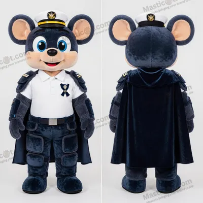 Produktbild von Heldenhafter MASTICOT Matrosen-Soldat-Maskottchen in Marineblau