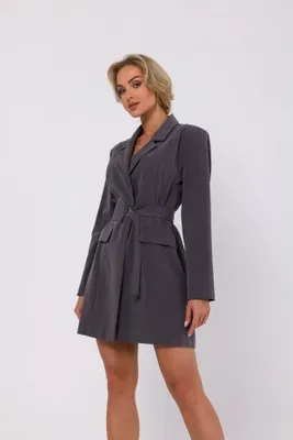 Produktbild von Made of Emotion Jackenkleid für Damen Caennan M749 dunkelgrau XL