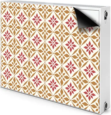 Produktbild von Magnet Verkleidung Abdeckung Heizkörperabdeckung Heizkörperabdeckung 100x60 cm  - Blumenmuster