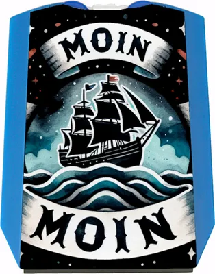 Produktbild von Segelschiff Moin Moin Parkscheibe
