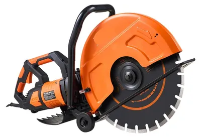 Immagine prodotto di Troncatrice per calcestruzzo - Frese per calcestruzzo - Troncatrici per calcestruzzo - Macchina per tagliare pietra - Fresatrice per muri - Troncatrice - 16 pollici - 3200W