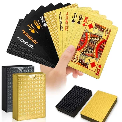 Obrázek produktu pro Dva balíčky voděodolných karet, plastové pokerové karty