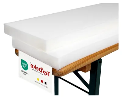 Produktbild von 2er Set Bierbankauflage Schaumstoffpolster 170x23x4cm | Mittelhart RG20 Bequeme Auflage für Bierzeltgarnitur | 100 | Sitzpolsterung für Bierbank