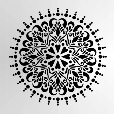 Produktbild von Schablone Studio Ornament Wiederverwendbare Maler-Schablone 30x30 cm