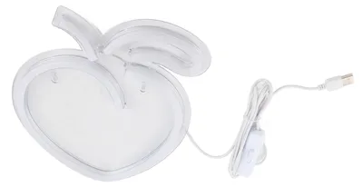Produktbild von Neonlicht, Pfirsichform, LED-Wanddekoration, USB, für Schlafzimmer, Wohnzimmer, Party, Büro, Geschäft