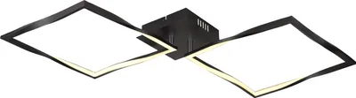 Produktbild von Globo Lighting Deckenleuchte Metall schwarz matt, LED