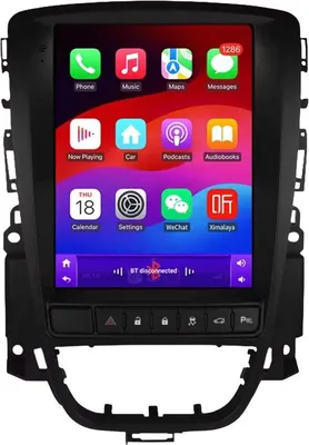 Zdjęcie produktu dla Radio samochodowe z Bluetooth i CarPlay do Opel Astra J / Vauxhall & Buick Verano (2009–2015) – Kompatybilne z Apple i Android – Stereo – System nawigacyjny – Seria S – 2 GB pamięci RAM / 32 GB pamięci