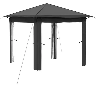 Zdjęcie produktu dla Gazebo bez Ściany 2,6 x 2,6 m Jasnoszary i antracytowy