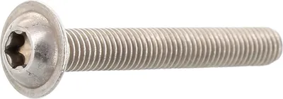 Produktbild von Linsenschrauben M5x12 TX25 mit Innensechsrund & Flansch - Vollgewinde, Edelstahl A2 - 500 Stück