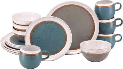 Obrázok produktu pre CreaTable, 25138, Fjord Bunt, kombinovaná sada 16 dielov, kamenina