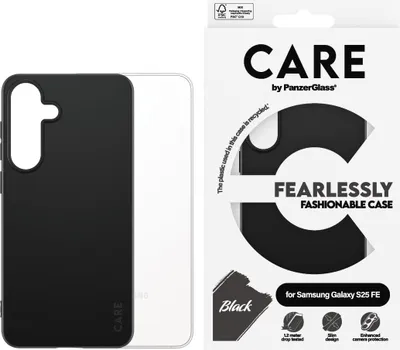 Produktbild von PanzerGlass CARE TPU Case black Samsung Galaxy S25 FE