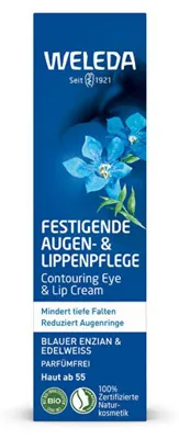 Produktbild von WELEDA Augen- und Lippenkontur-Stärkungscreme mit Enzian und Edelweiß