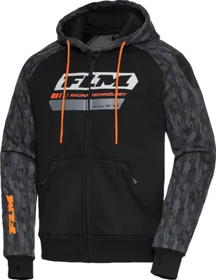 Produktbild von FLM Drift Sport Hoodie mit Protektoren, atmungsaktiv, Schutzklasse A