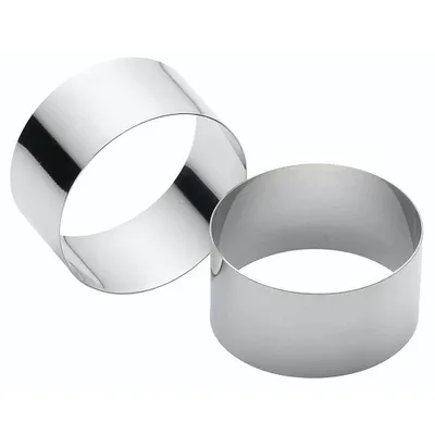 Produktbild von KitchenCraft Dessertringe - 3 cm / ø 7 cm - 2 Stücke