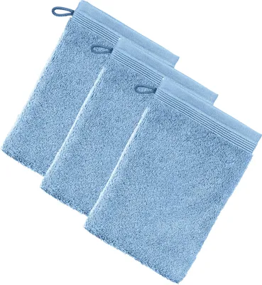 Produktbild von Möve Waschhandschuh Superwuschel" 3er-Pack bleu 15x20 cm"