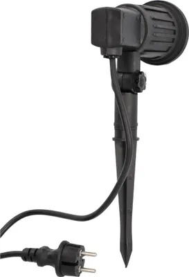 Produktbild von Unitec LED-Wegeleuchte mit Erdspieß 1,5 m schwarz