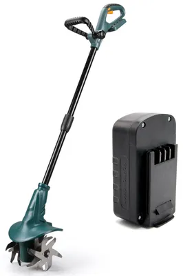 Akku-Motorhacke 18 V, 20 cm Breite, 8 cm Tiefe, 4 Fräsen, inkl. Akku