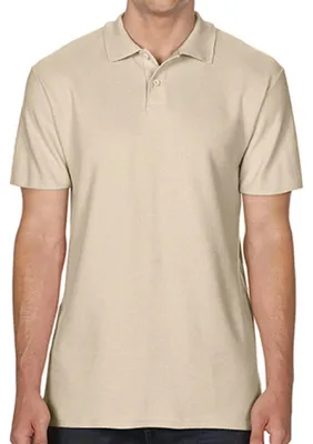Immagine prodotto di Gildan 64800 | Polo Gildan Softstyle® Double Piqué da uomo - Colore: Sabbia - Taglia: 4XL